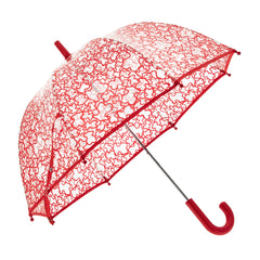 Paraguas Kaos transparente rojo